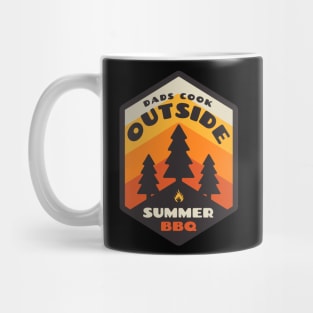 Dads Cook Outside - Summer BBQ Mug